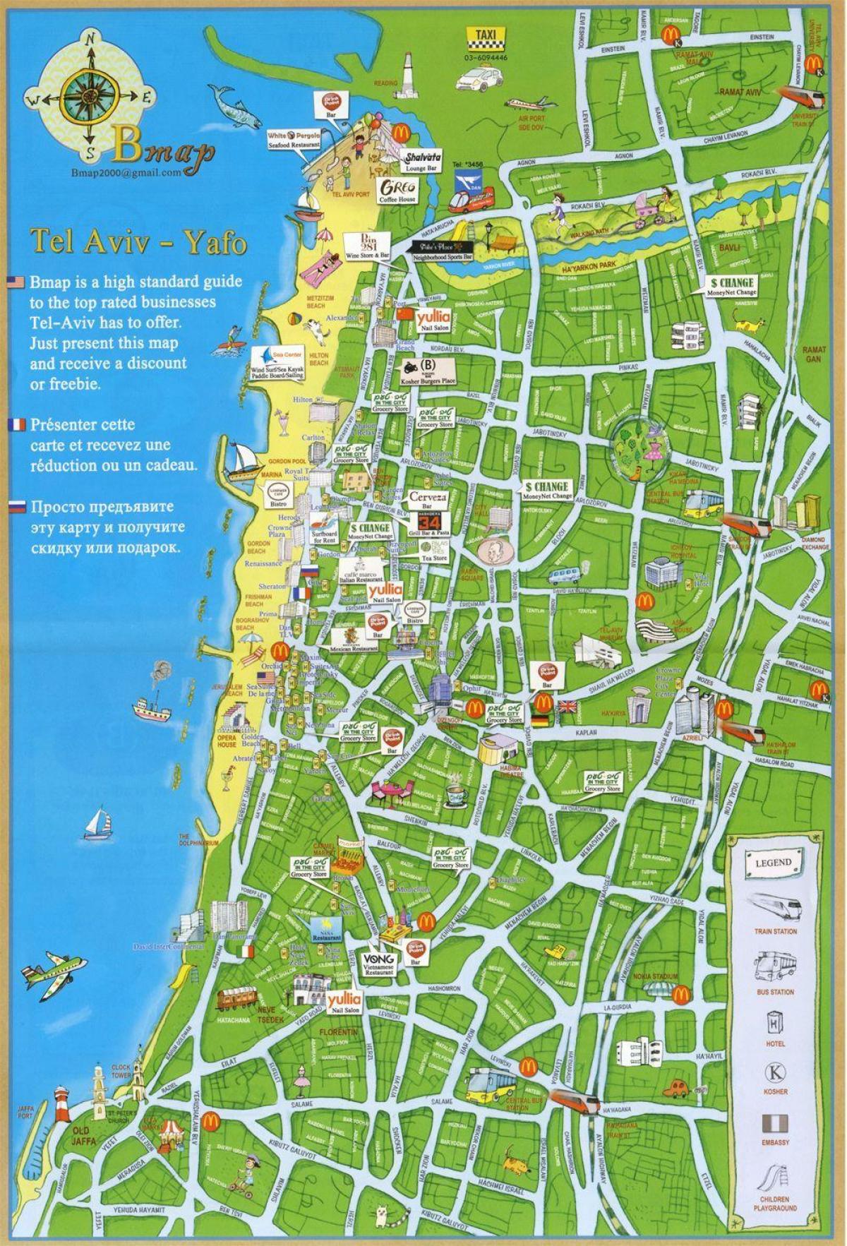 Tel Aviv tarikan peta