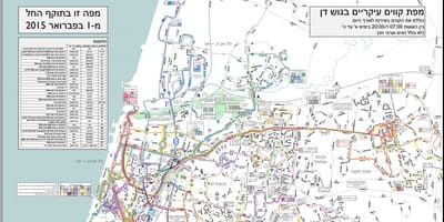Tel Aviv bas peta laluan